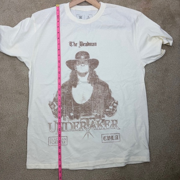 WWE Beige Undertaker Graphic Tee - Picture 5 of 5